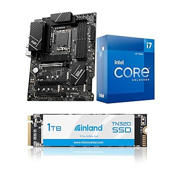 CPU Intel Core i7 12700K BOX This Intel Core i7-12700K CPU and motherboard bundle saves